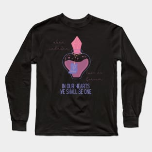 Valentine's Day Love Potion In Our Hearts We Shall Be One Long Sleeve T-Shirt
